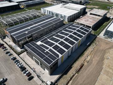 BİRSEL SAVUNMA SİSTEMLERİ 451kWp ÇATI GES PROJESİ