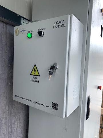 CEYLAN İNŞAAT 101,37kWp ÇATI GES EDAŞ SCADA ENTEGRASYONU